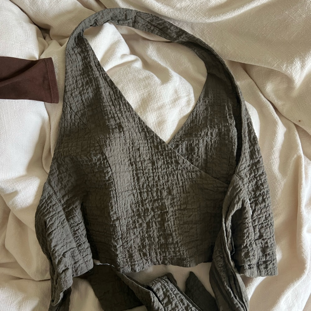 zara wrap top